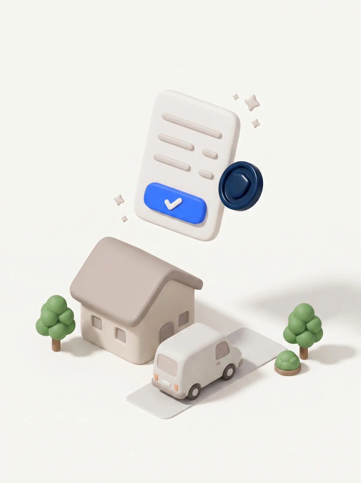 Transparent Pricing — electric van at house